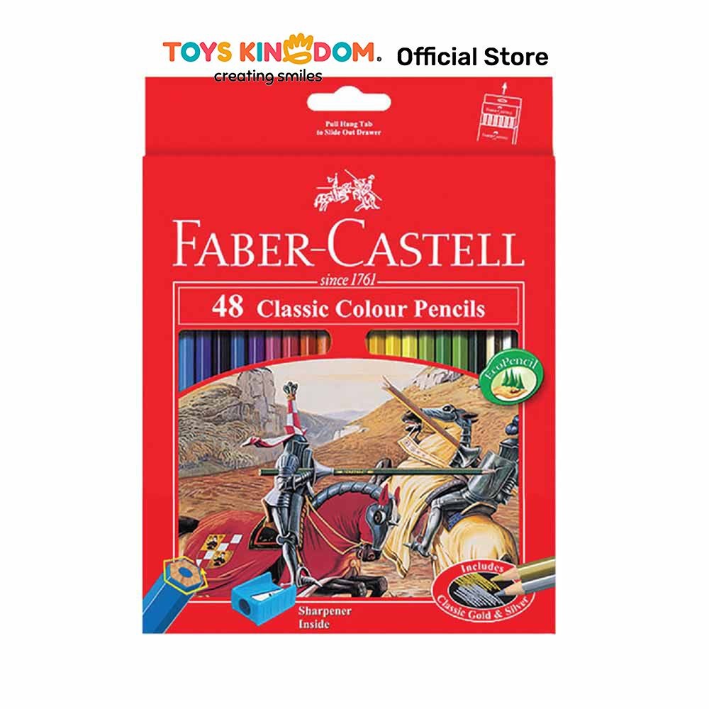 

Toys Kingdom Faber Castell Set 48 Pcs Pensil Warna Classic 115858 Color Pencil Alat Tulis Warna Warni Alat Mewarnai Perlengkapan Sekolah Anak