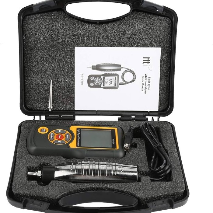 HT-1201 Digital Vibration Tester Precision Split Type Vibration Meter