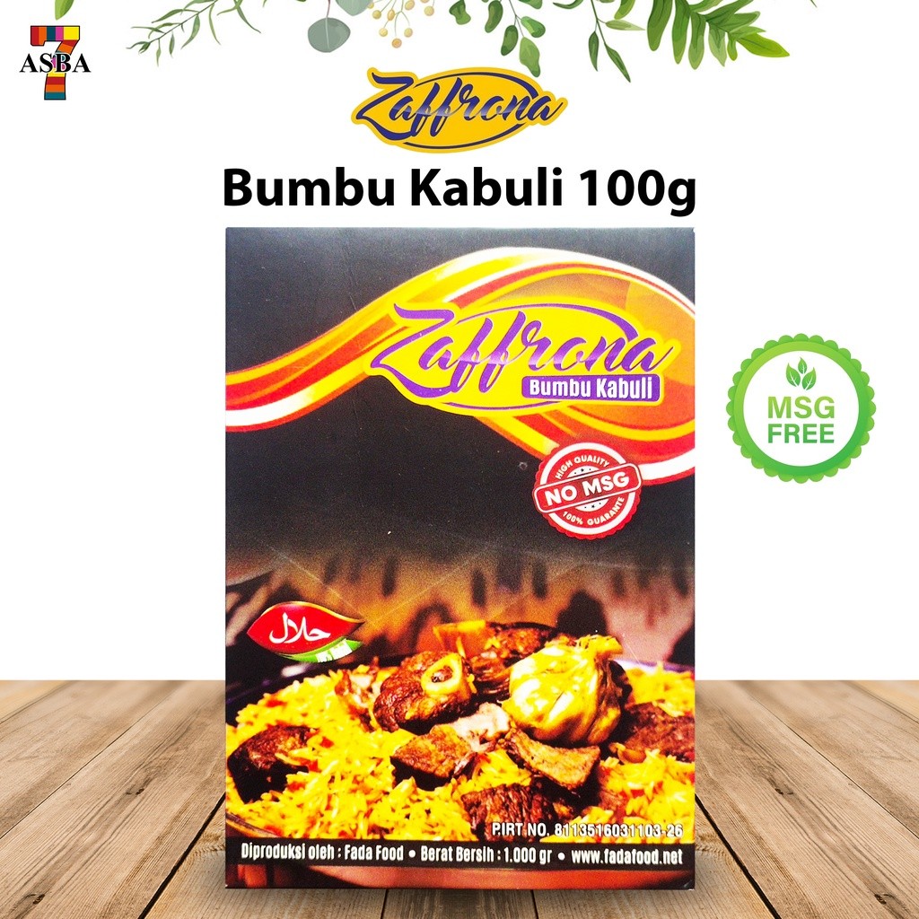 

ZAFFRONA BUMBU KABULI 100 GR