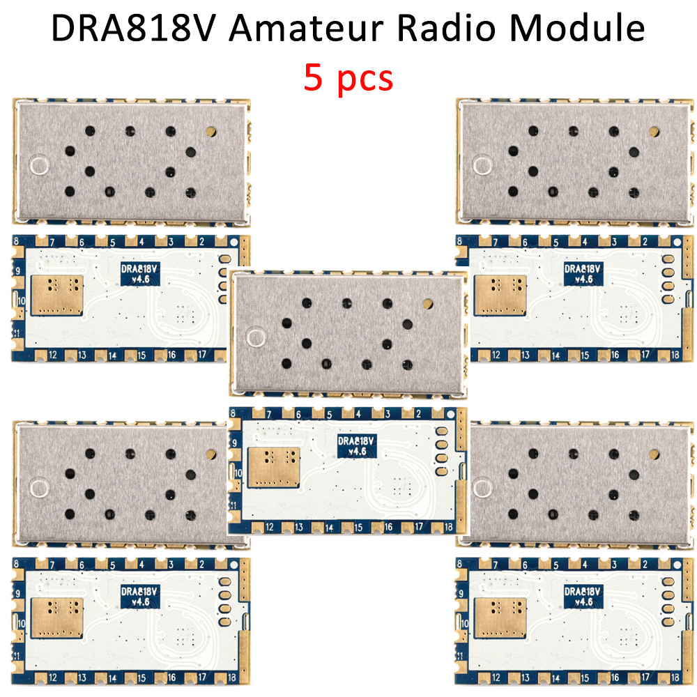 Ziqqucu DRA818V Amateur Radio Module 144MHz 145MHz 146MHz 154MHz 174MHz Frequency VHF HAM Amateur Ra
