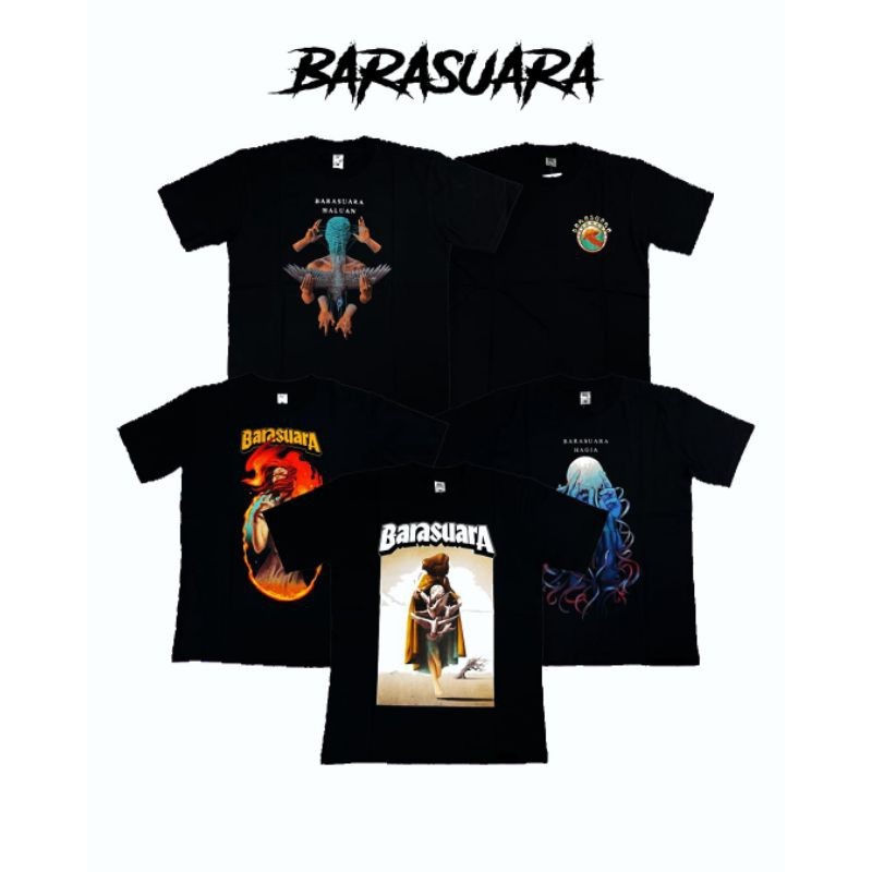 Barasuara - Tirai Cahaya T-shirt musik Merchandise / barasuara Tirai / Kaos Band Terlaris