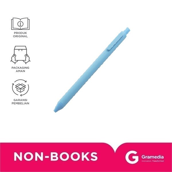

Kaco Pen Pure Soft Touch 0.5 Biru Muda