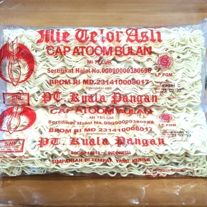 

Mie Telor Atom Bulan 200g