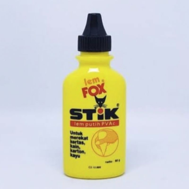 

Lem Fox Stik 60gr / Lem Putih PVAc