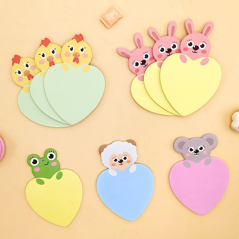 

1 Piece Lytwtw's Cartoon Adhesive Cute Kawaii Fruit Notes Notepad Memo Pad Office School Supplies Stationery Sticker Decoration