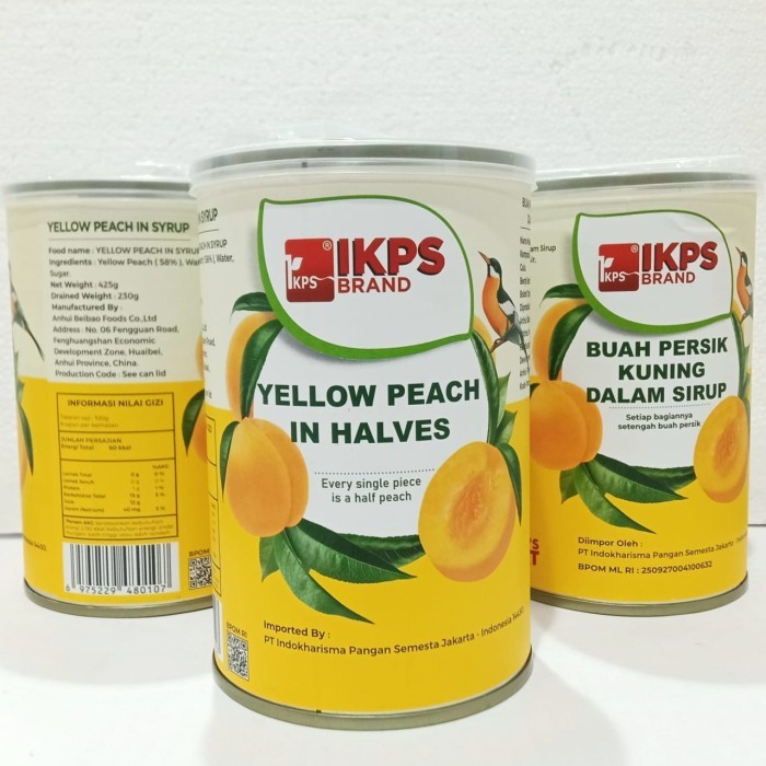 

IKPS YELLOW PEACH IN SYRUP (can)