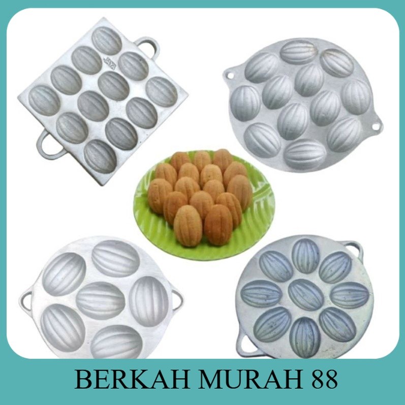 Cetakan Kue Bolu Kumbang Ketapang Belimbing Gratis Sutil Kue, Cetakan Kue Kering Plemben bolu kering