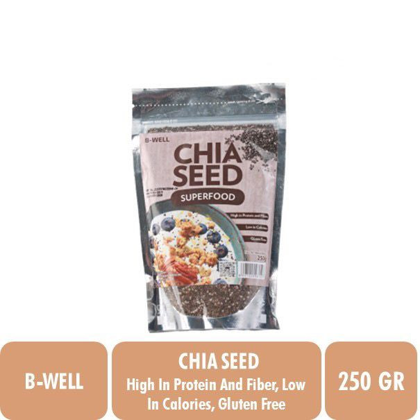 

B-WELL Chia Seed 250 gr/Biji Bijian/Makanan Sehat