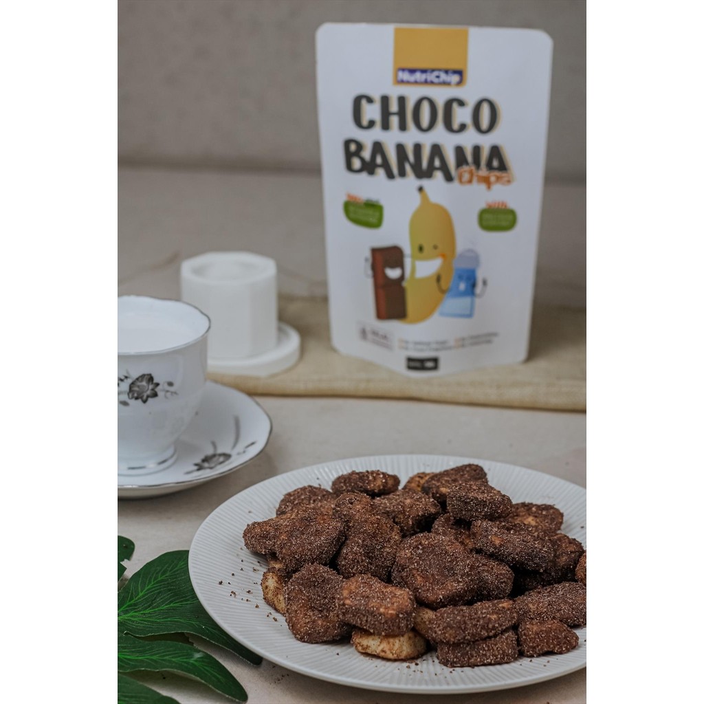

Nutrichip - Keripik Pisang Cokelat 50g Bebas Sulfit ( Kripik Banana Chips )
