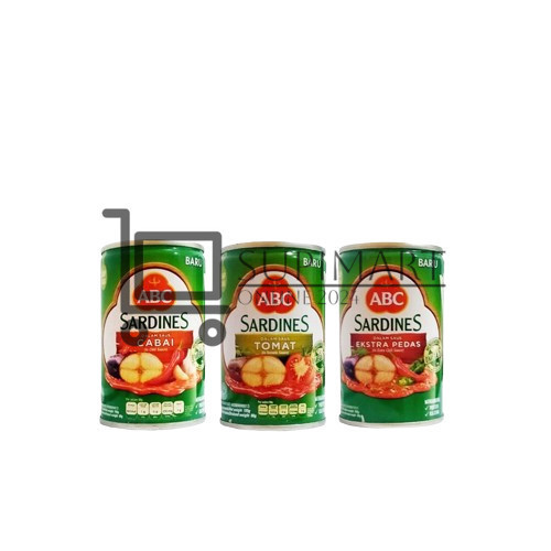 

Sarden ABC Sardines Tomat Cabai Extra Pedas 155gr