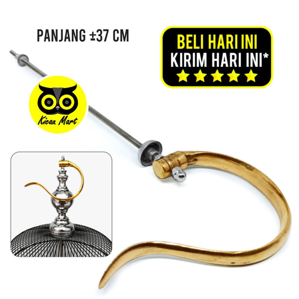 Ha KICAU MART GANTUNGAN KANDANG BURUNG KUNINGAN LIPAT CANTOLAN SANGKAR MURAI KOTAK LOVEBIRD EBOD