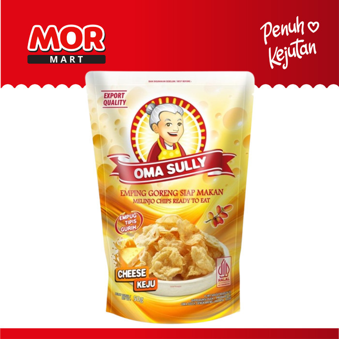 

OMA SULLY Emping Keju Cheese 50 gr Snack Camilan Keripik