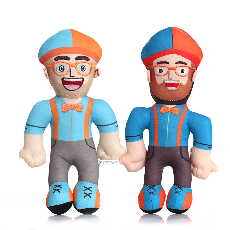 

29cm Blippis Plush Fill Dolls Toys Soft Stuffed Baby Educational Enlightenment Cosplay Prop Doll Kids Toys Gifts for Children