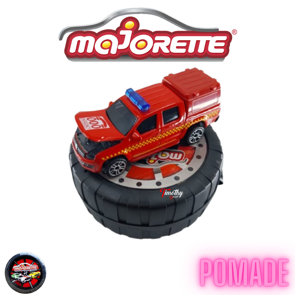 Diecast Majorette Pomade VW Amarok Merah 000 New Loose Open Hood