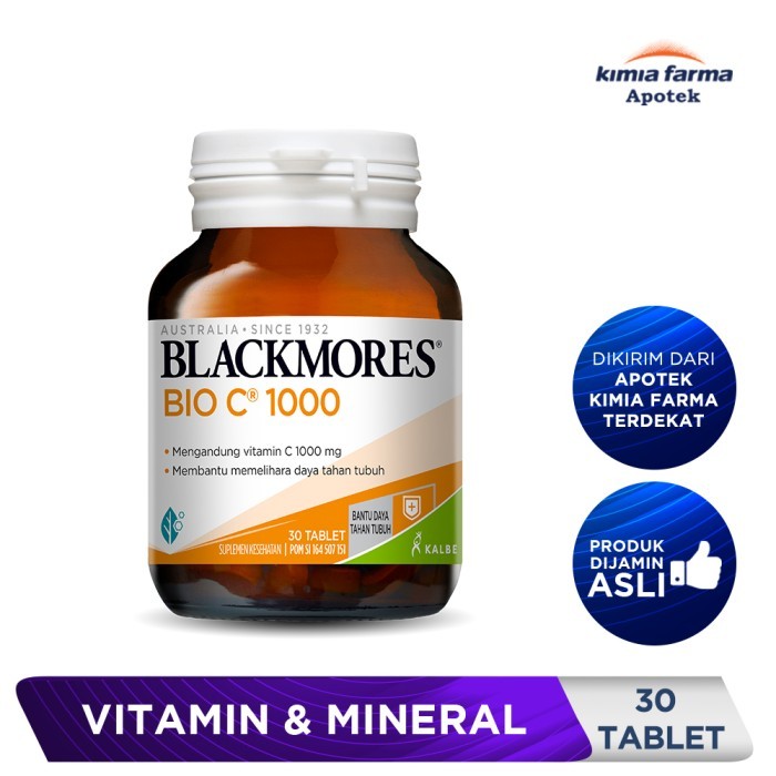 KFSALE BLACKMORES BIO C 1000 MG 30 TABLET / VITAMIN C / KIMIA FARMA