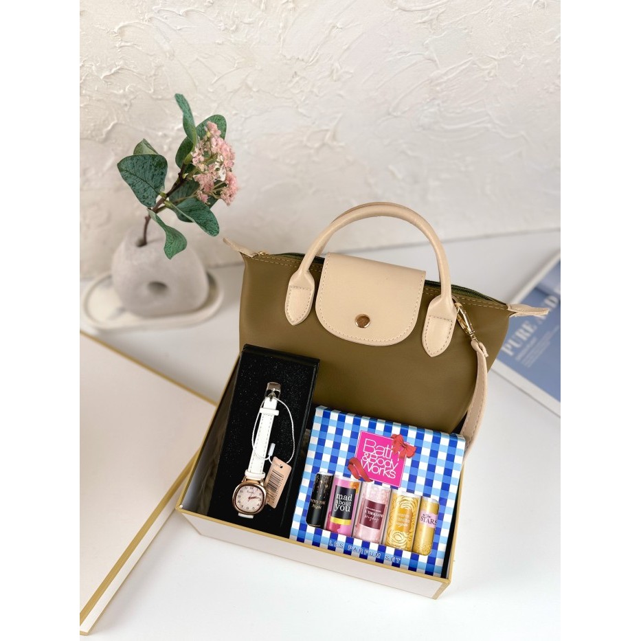 

[New Arrival] KADOPEDIA Gift Hadiah Kado Ulang Tahun Wanita Istri - Jinhae(UT021) - CARINE, Cream Brown