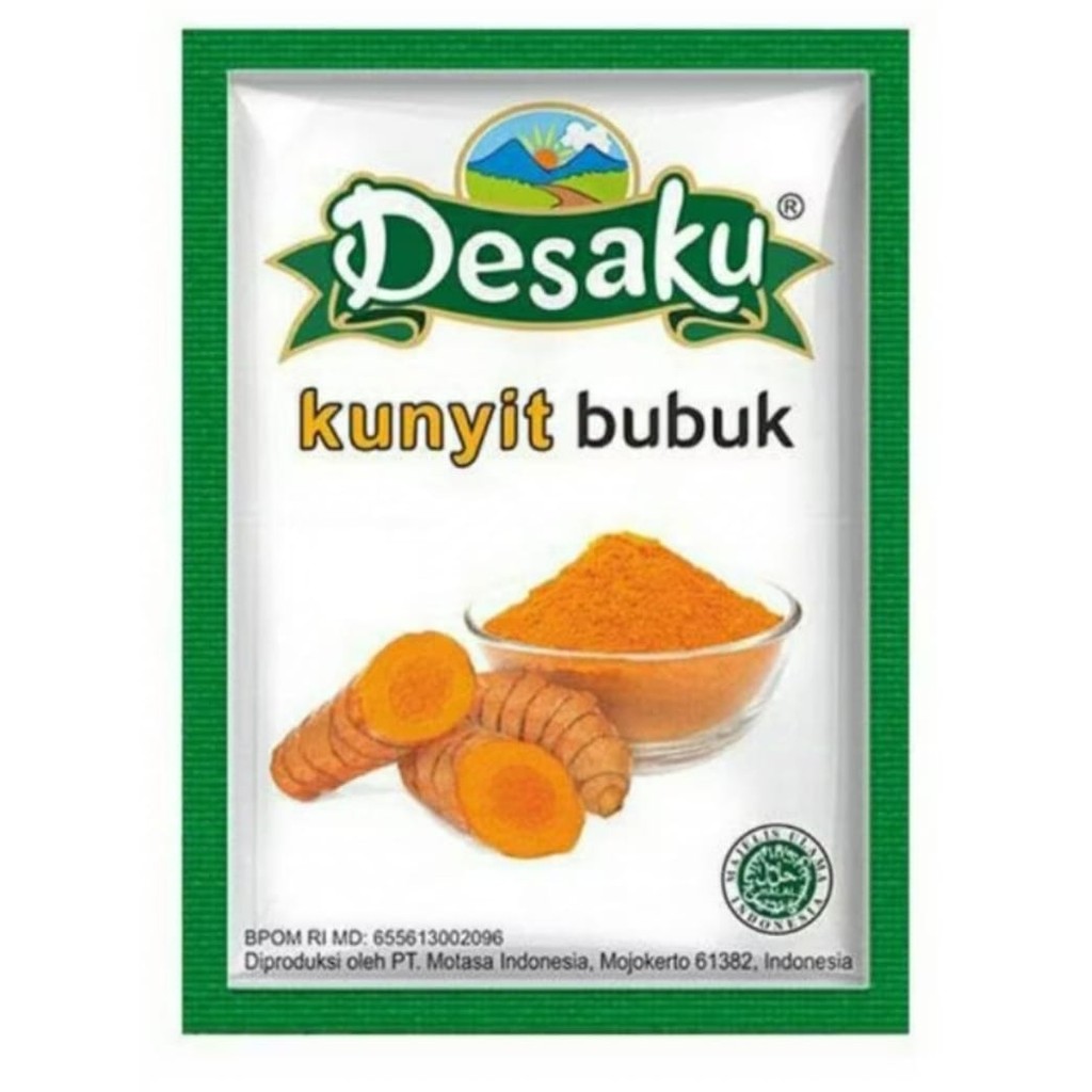 

Desaku kunyit bubuk 1 renteng isi 12pcs bumbu instant