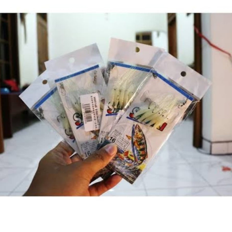 5pcs/pack Umpan Casting Kotrek Soft Rig Fishing Lure/Udang-udangan