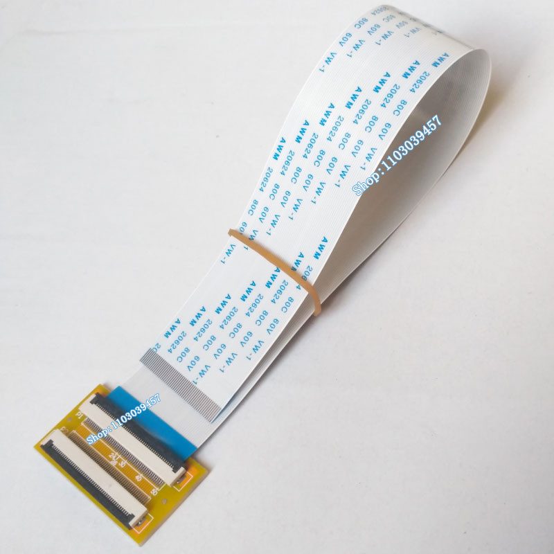 25cm Type A 0.5 Pitch TTL FPC FFC 50Pin Extension Adapter Plate 50P FFC Cable Line extend connector 