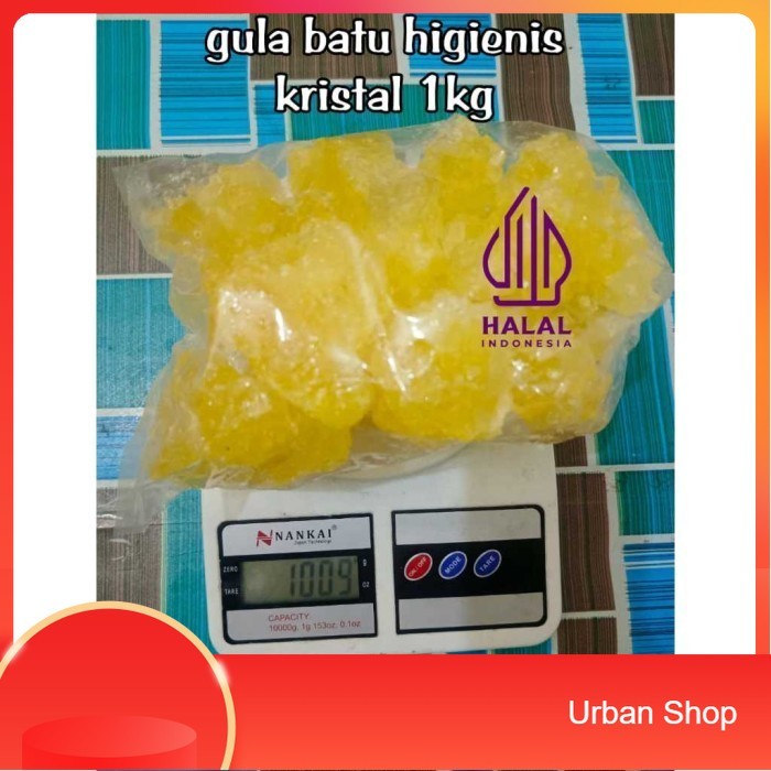 

gula batu kuning kristal angleng 1kg higienis 1 kg - kristal 1kg