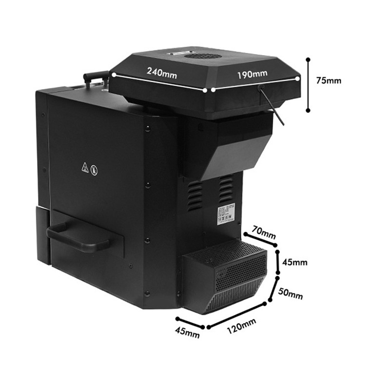 Coffee Shop Commercial Coffee Beans Roaster Machine Stainless Steel Coffee Roaster Machine Smokeless