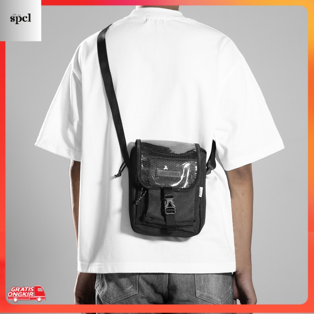 Kekinian / Exhale Apparel Slingbag Luster Black