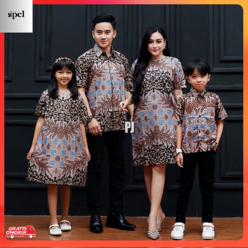 Merry Cristmas / Baju Batik Couple Keluarga Batik Sarimbit Keluarga Batik Kondangan Nikahan Baju Nat