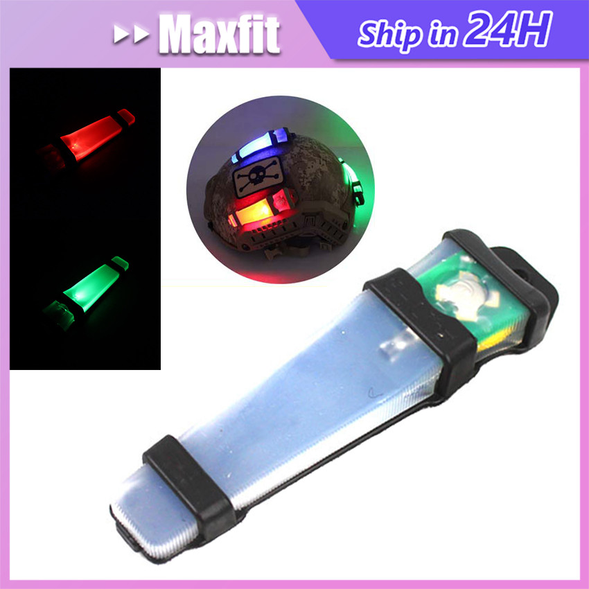 Lampu Helm Safety Light Helmet Light Tactical Combat Gear / Led Lampu Jel Helm Tactical / Lampu Helm