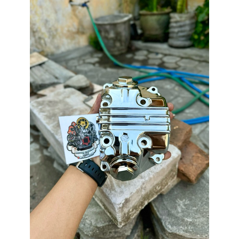 Capil kop Tiger Revo tirev head kop Tiger original copotan motor second CHROME