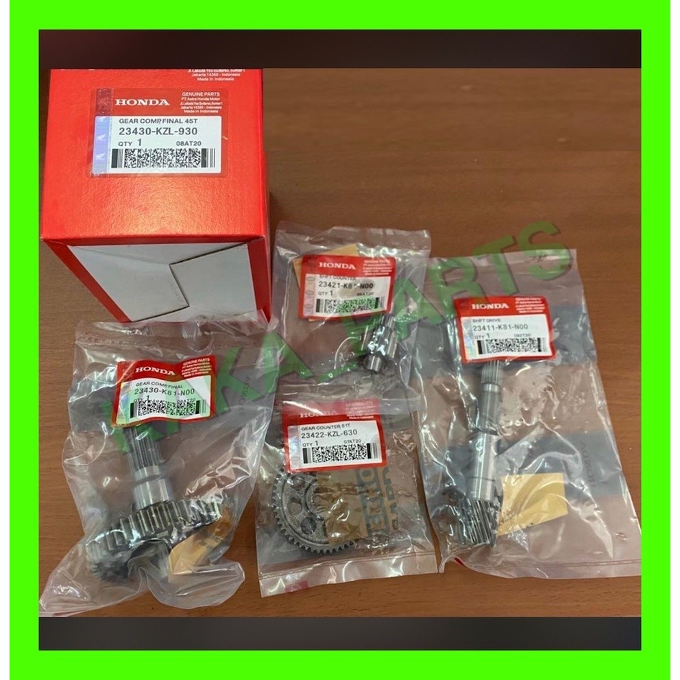 Gigi Rasio Set Beat Fi Vario 110 Fi Gear Rasio Set Beat Fi Scoopy Fi