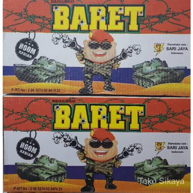 

Chiki snack BARET CIKI DUS ISI 40 PCS