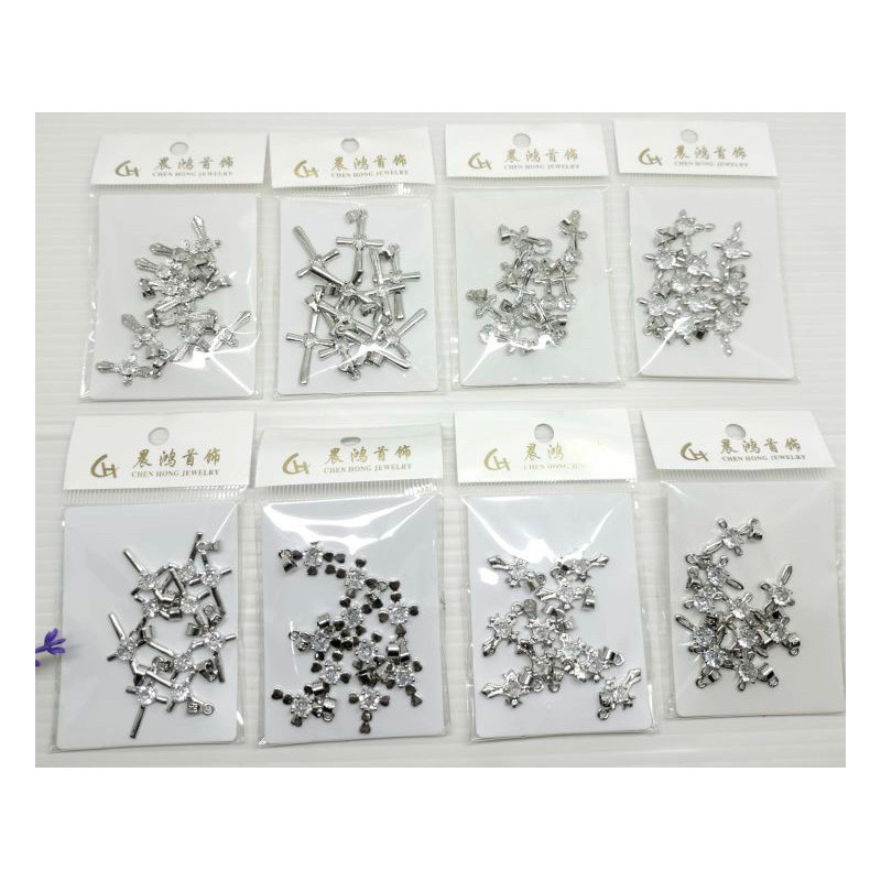 (GTT) liontin salib silver premium QUALITY / liontin pria dan wanita