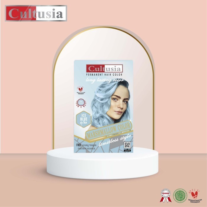 Cultusia Hair Marshmallow Color Ice Blue 0/56 30ml