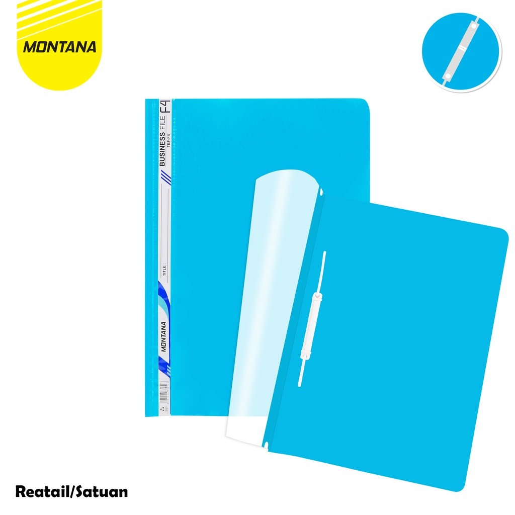 

MONTANA File Bisnis Map Plastik F4 Business File Dokumen Folder TBF-F4/Retail