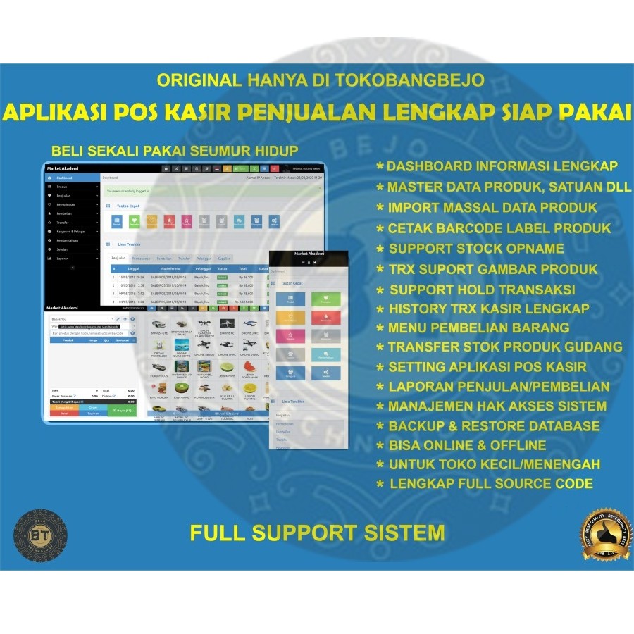 APLIKASI WEB SOURCE CODE PENJUALAN KASIR INVENTORY  APOTEK TOKO RETAIL GUDANG TOKO MULTI CABANG