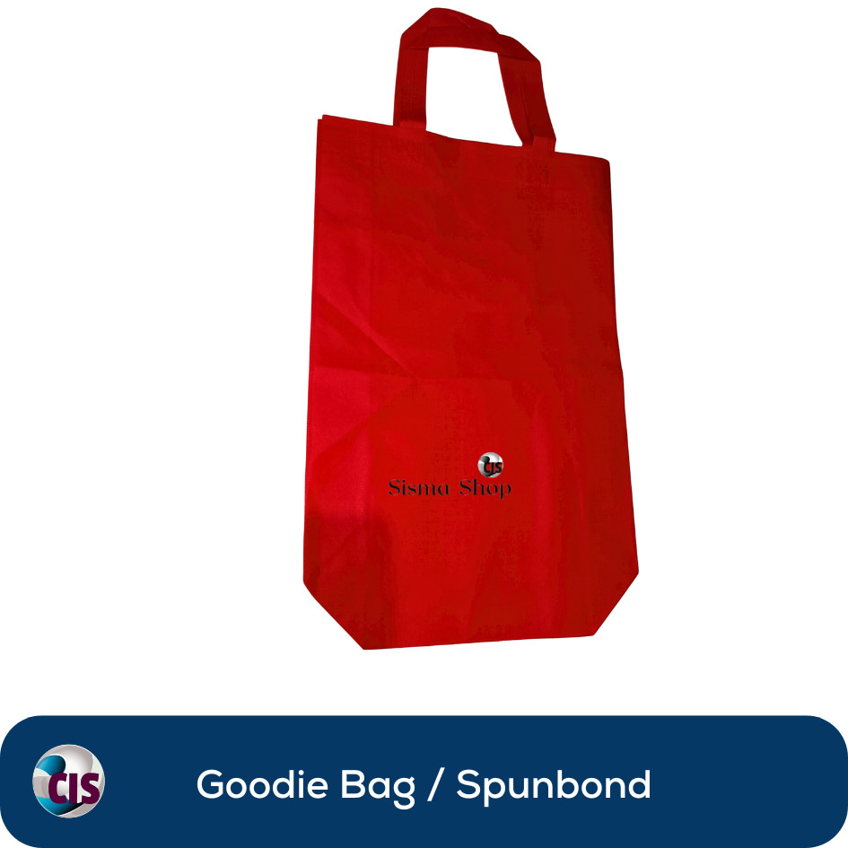 

Goodie Bag 38X45X8 Warna Merah - Tas Spunbond 38 X 45 X 8 Merah