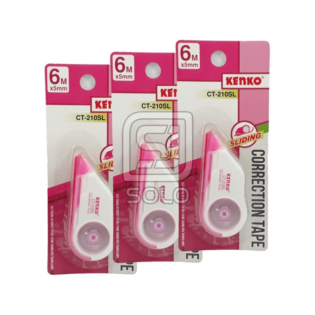 

Correction Tape Kertas 6 Meter Kecil Kenko CT-210SL