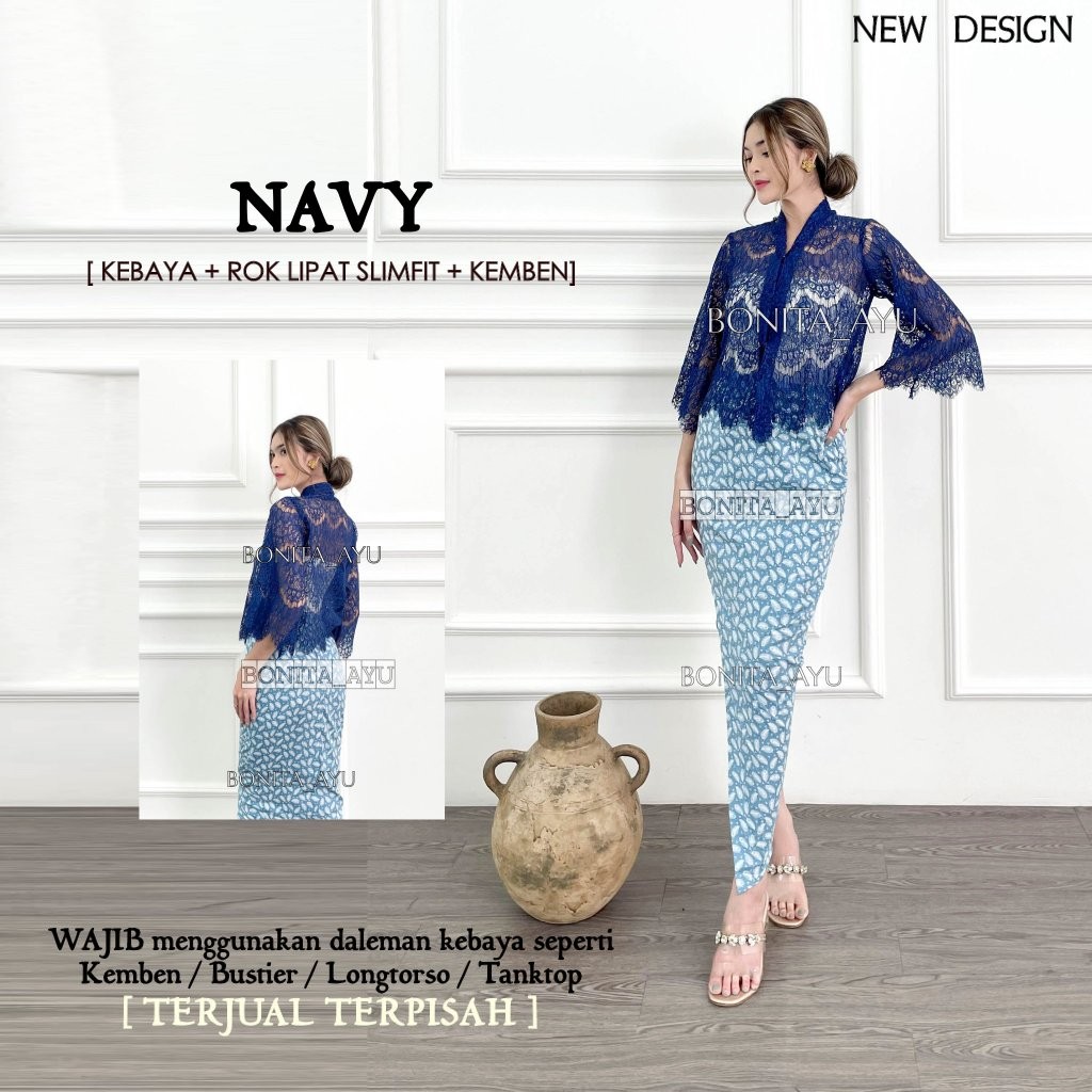 KEBAYA KURUNG THALIA CANTIK BONITA AYU / SET OOTD BONITA AYU