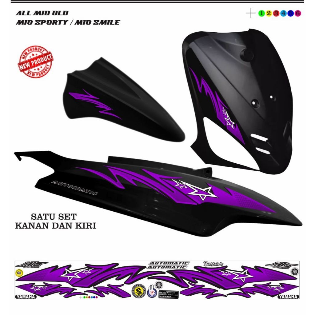 STRIPING TERLARIS MOTOR MIO SPORTY SETIKER
