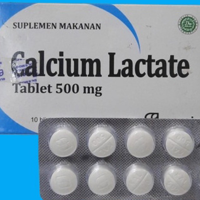 CALCIUM LACTATE 500MG PER STRIP MERSI...