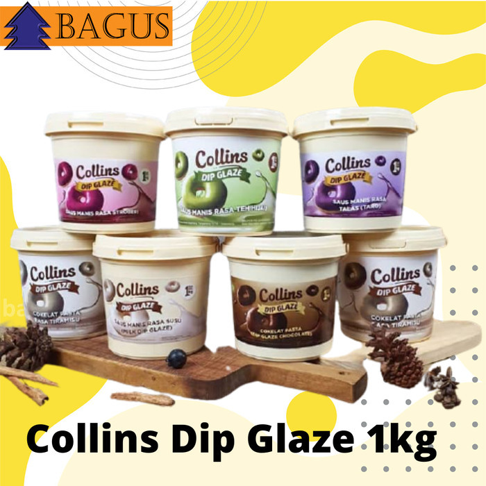 

Collins Dip Glaze 1kg - Cappucino
