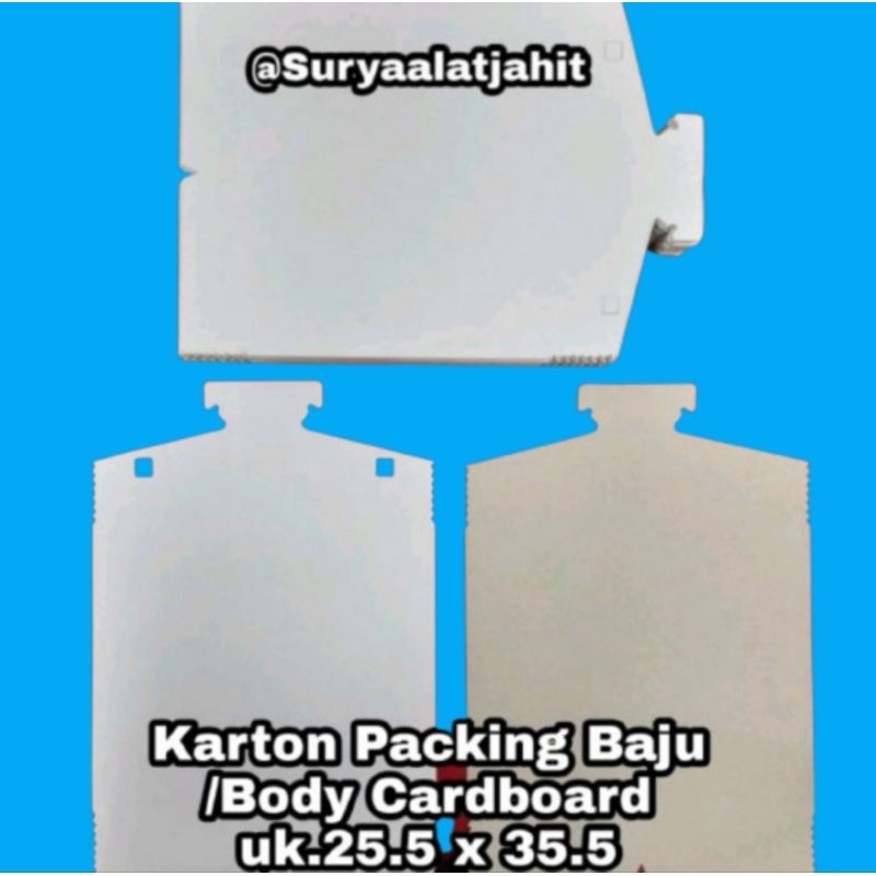 

ARDHIANTOSHOP Karton Body Cardboard Kemeja Uk (25.5cmx35.5x310) 1pak@50lbr