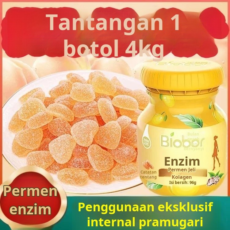 

⭐【Promo Terbatas】Permen Kolagen, Rasa Persik, Kaya Vitamin C, Merawat Kecantikan, Permen Lembut, Permen Karet, Permen Gel, Snack Sehat, Rendah Gula Tanpa Tambahan, Cocok untuk Pekerja Kantoran dan Pelajar, Grosir dan Eceran