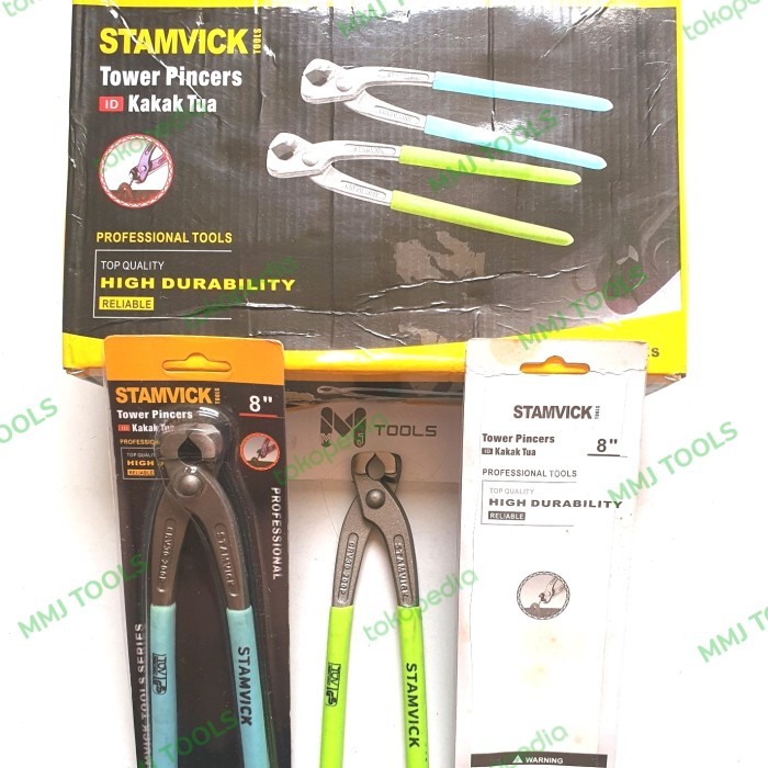 Tang gegep STAMVICK 8" kpl kecil- Tang kakak tua STAMVICK 8" kpl kecil