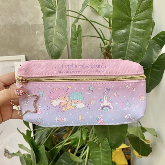 

[Collection New]PROMO Tempat Kotak Pensil Depan Karakter Kartun Sanrio My Melody Hello Kitty - LTS