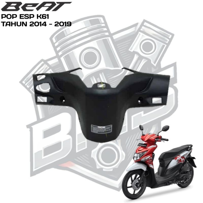 Batok Belakang Motor Honda BeAT POP eSP K61 (2014 - 2019) Cover Body Bodi Kasar Beat POP Tahun 2014 