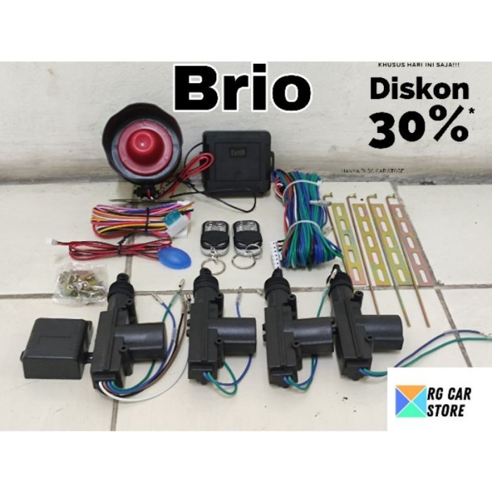ALARM CENTRAL LOCK MOBIL BRIO-PAKET ALARM CENTRAL LOCK MOBIL HONDA berkualitas