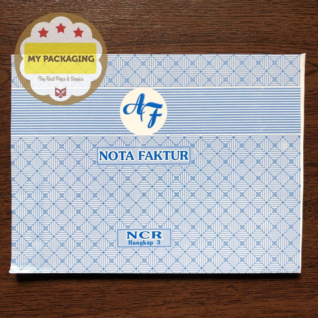 

Alat Tulis - Buku Nota Faktur 1/2 Folio 3 Ply NCR Faktur Rangkap 3 - 24set