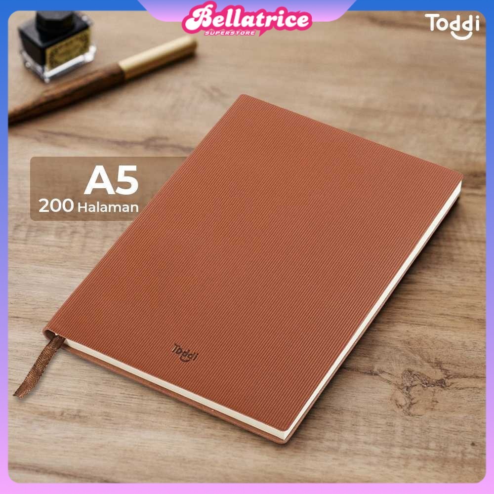 

Toddi Buku Jurnal Leather Notebook Diary 68GSM 200 Halaman Grid - TD101