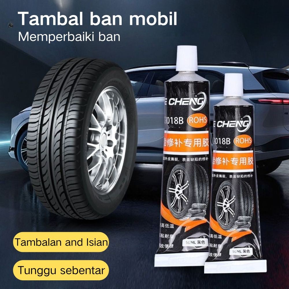 Lem Ban Motor Mobil- Lem Ban Retak -  Lem Ban Tubeless 50ML
